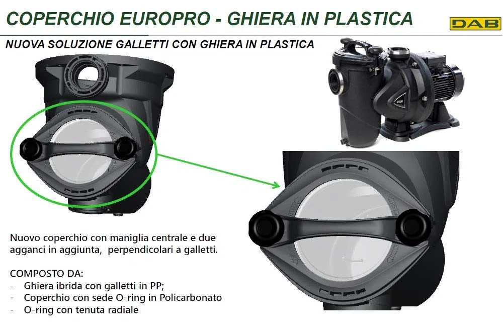 Pompa per piscina DAB Europro 150M