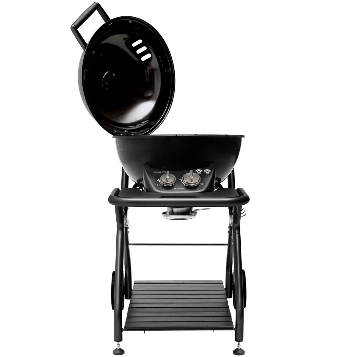 BARBECUE A GAS Outdoorchef ASCONA 570G NERO CON SISTEMA DI COTTURA BREVETTATO IN SVIZZERA