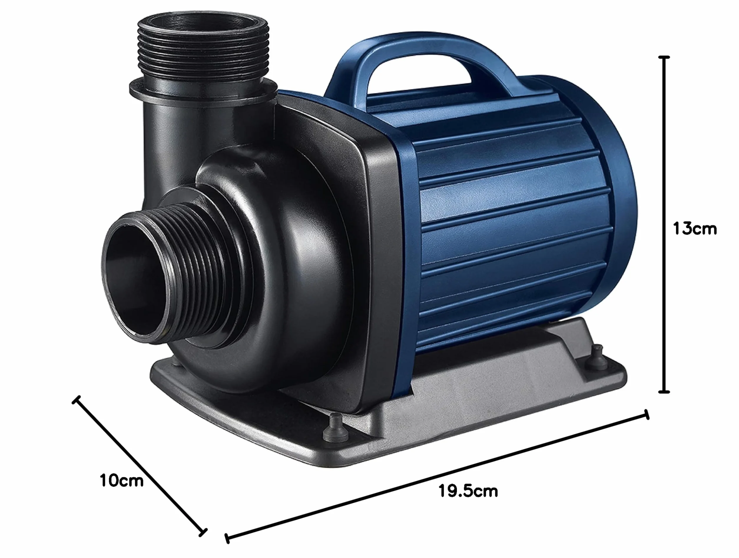AquaForte – Pompa per filtro/laghetto dm10000 12 Volt. 10 m³/h, altezza: 5 m, 85 Watt