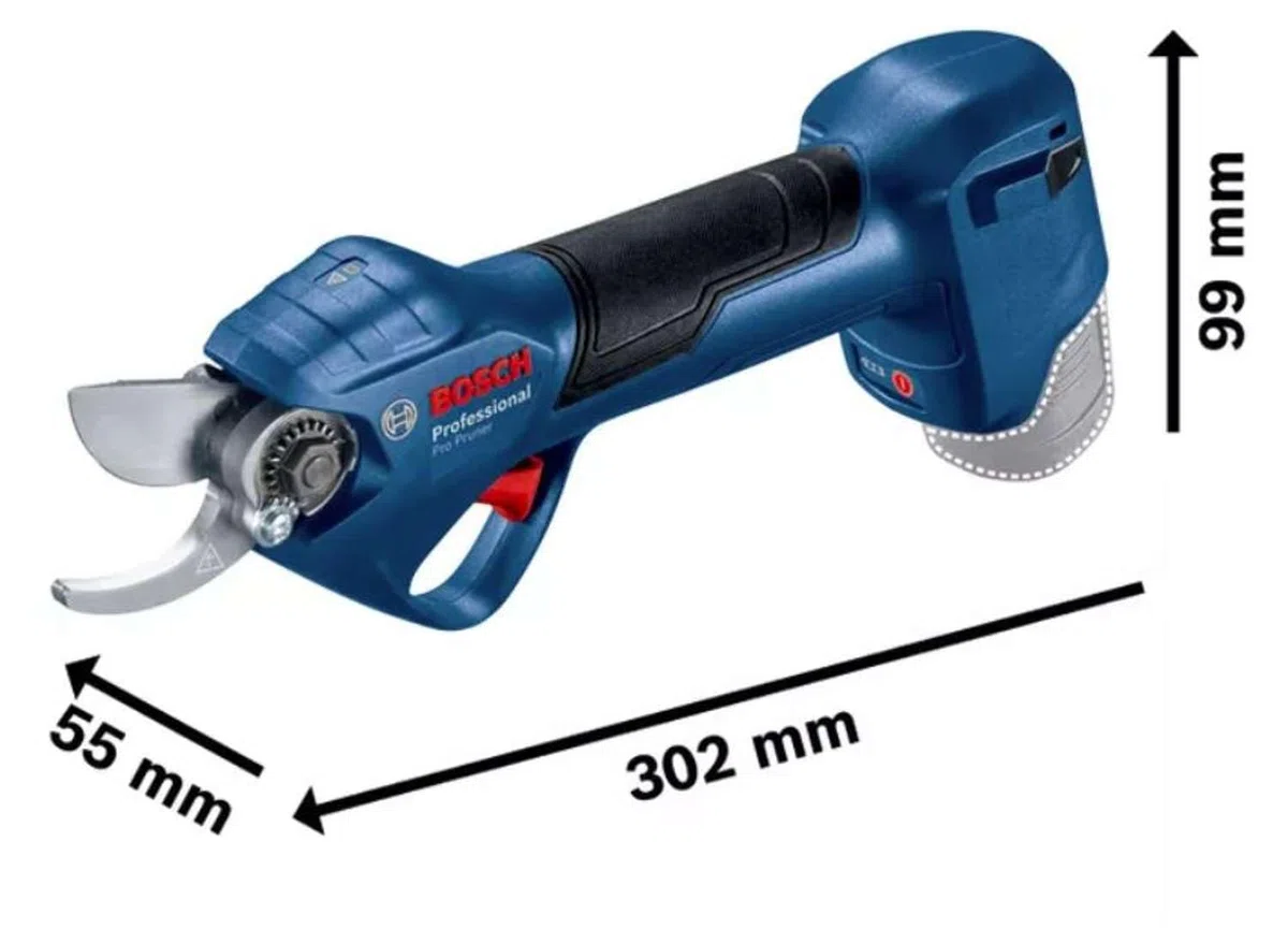 BOSCH akumuliatorinis sekatorius 12V PRO PRUNER 25mm 2x3