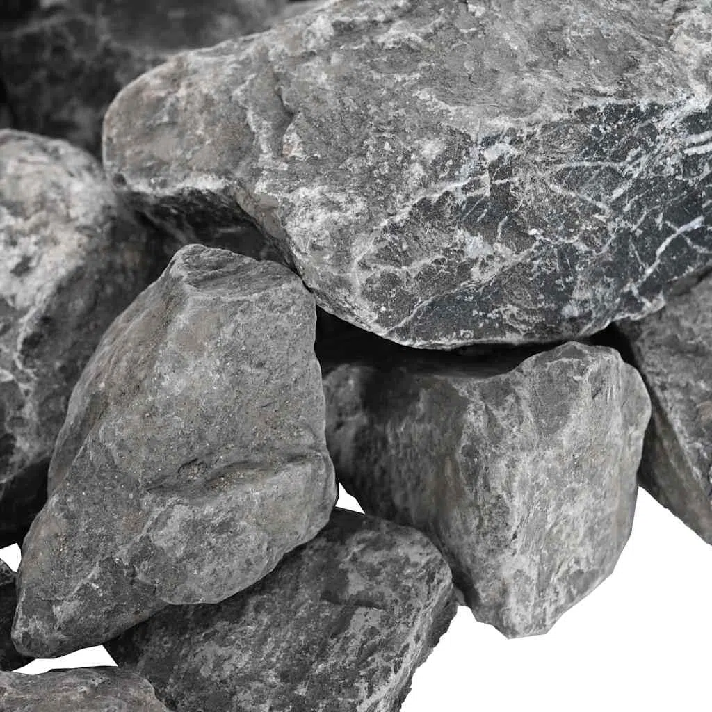 vidaXL Pietre da Riscaldamento per Sauna da Giardino 15 kg Rocce Riscaldate