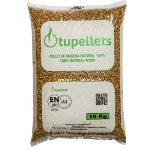 Suinga - 75 kg di pellet di legno 100% naturale per riscaldamento, Uso pratico, conveniente ed efficiente
