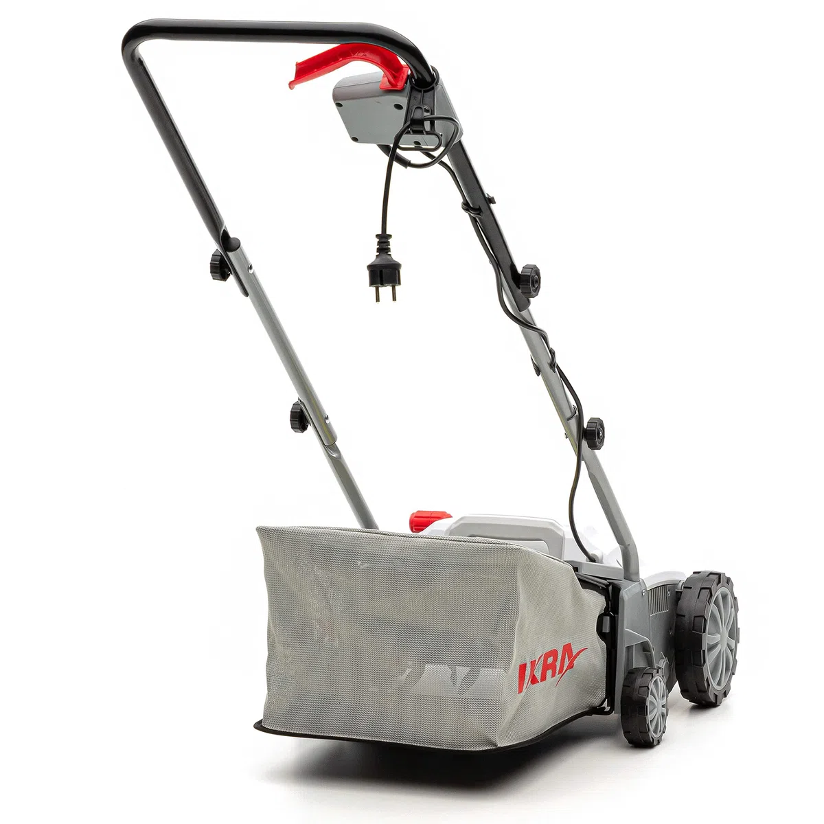 IKRA scarificatore arieggiatore elettrico IEVL 1532, cesto di raccolta 30l, larghezza 32cm, profondità di lavoro regolabile, 1500W
