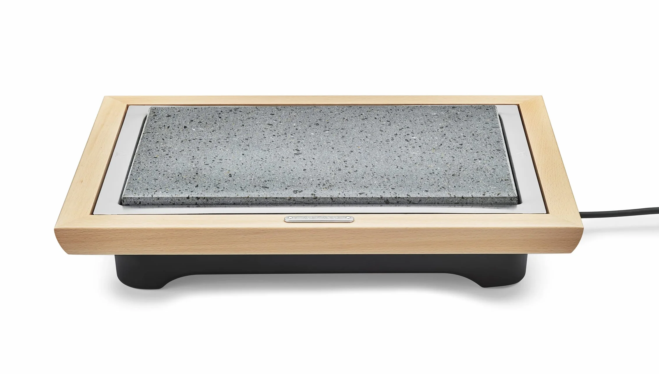 Grill Pierre® Deluxe telaio in legno chiaro + raschietto
