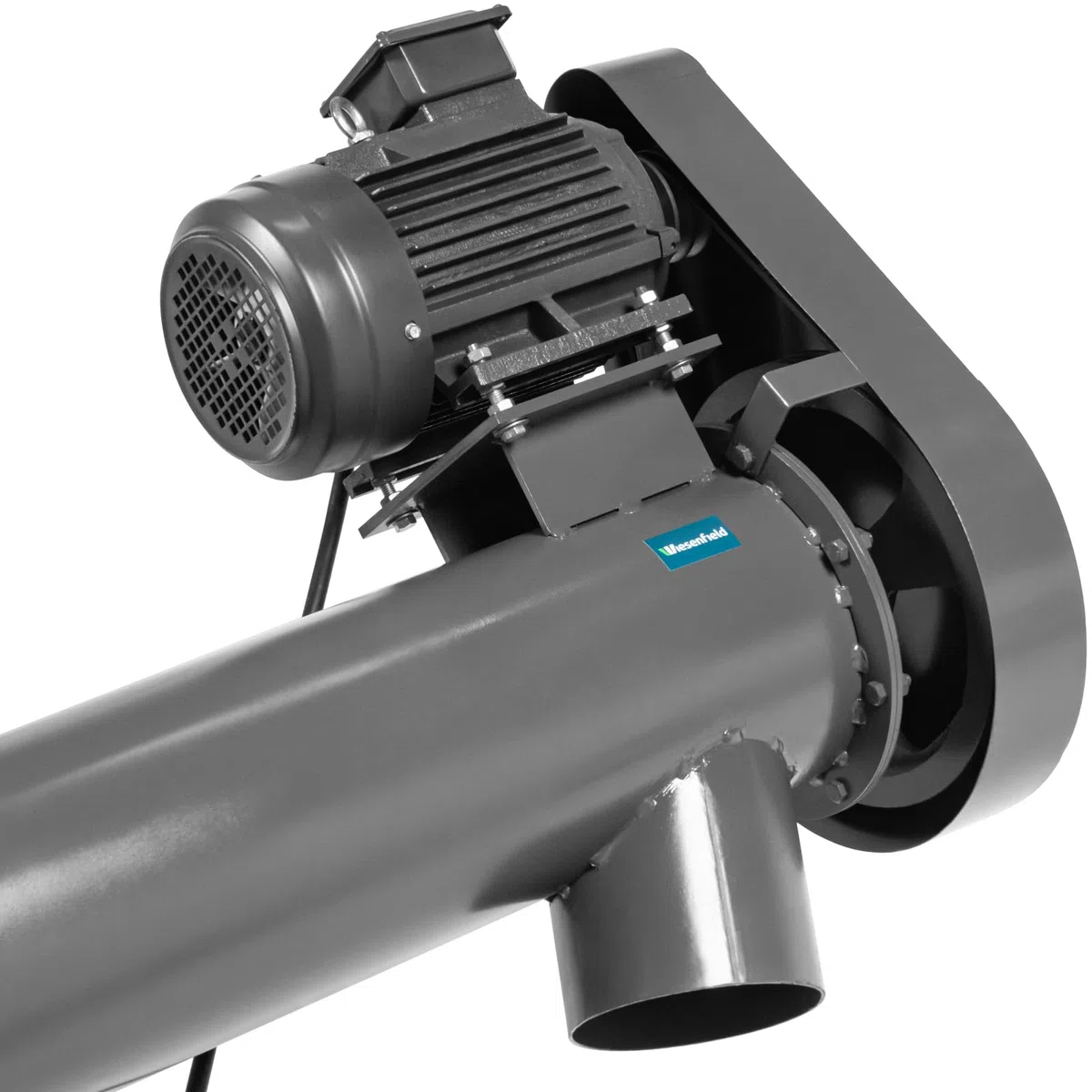Coclea trasportatore 1000 kg/h Altezza: 125 – 175 cm Tubo: 3 m Diametro: 220 mm 4 ruote 2200 W 400 V trasportatore lumaca a pellet
