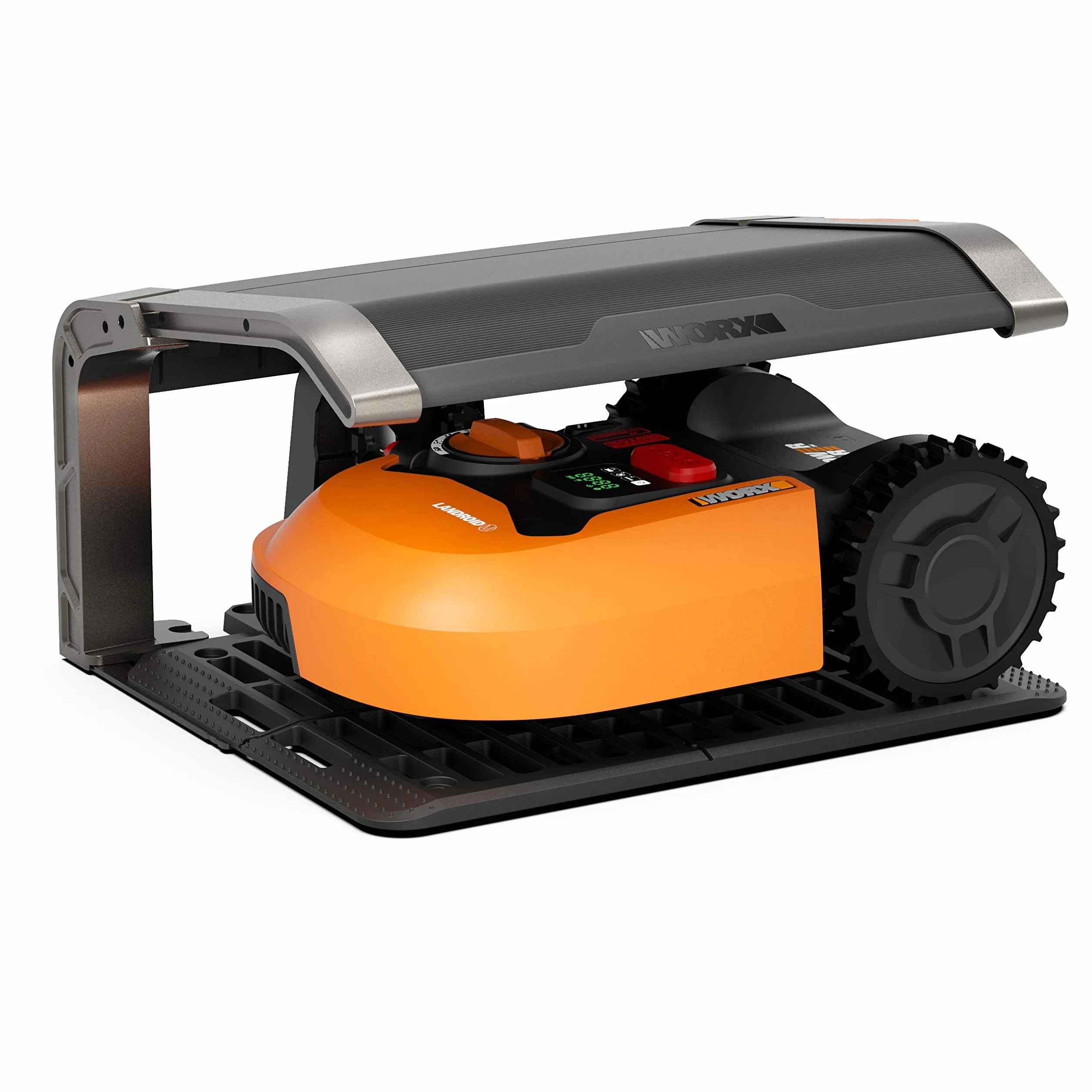 WORX WA0810 Garage per tosaerba robotizzato - Tettuccio pieghevole e apribile per tutti i modelli Landroid S, M e L