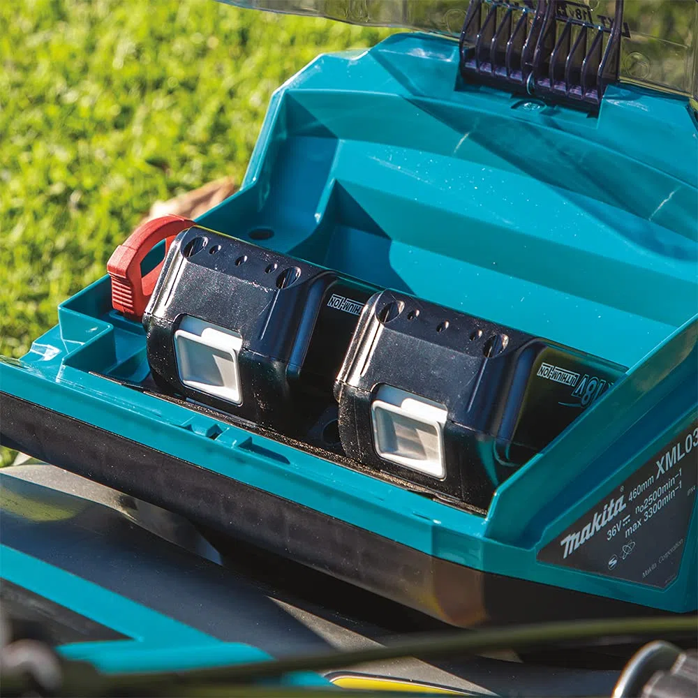 RASAERBA 46CM 18VX2 BL ACCIAIO 3in1(+MULCHING)