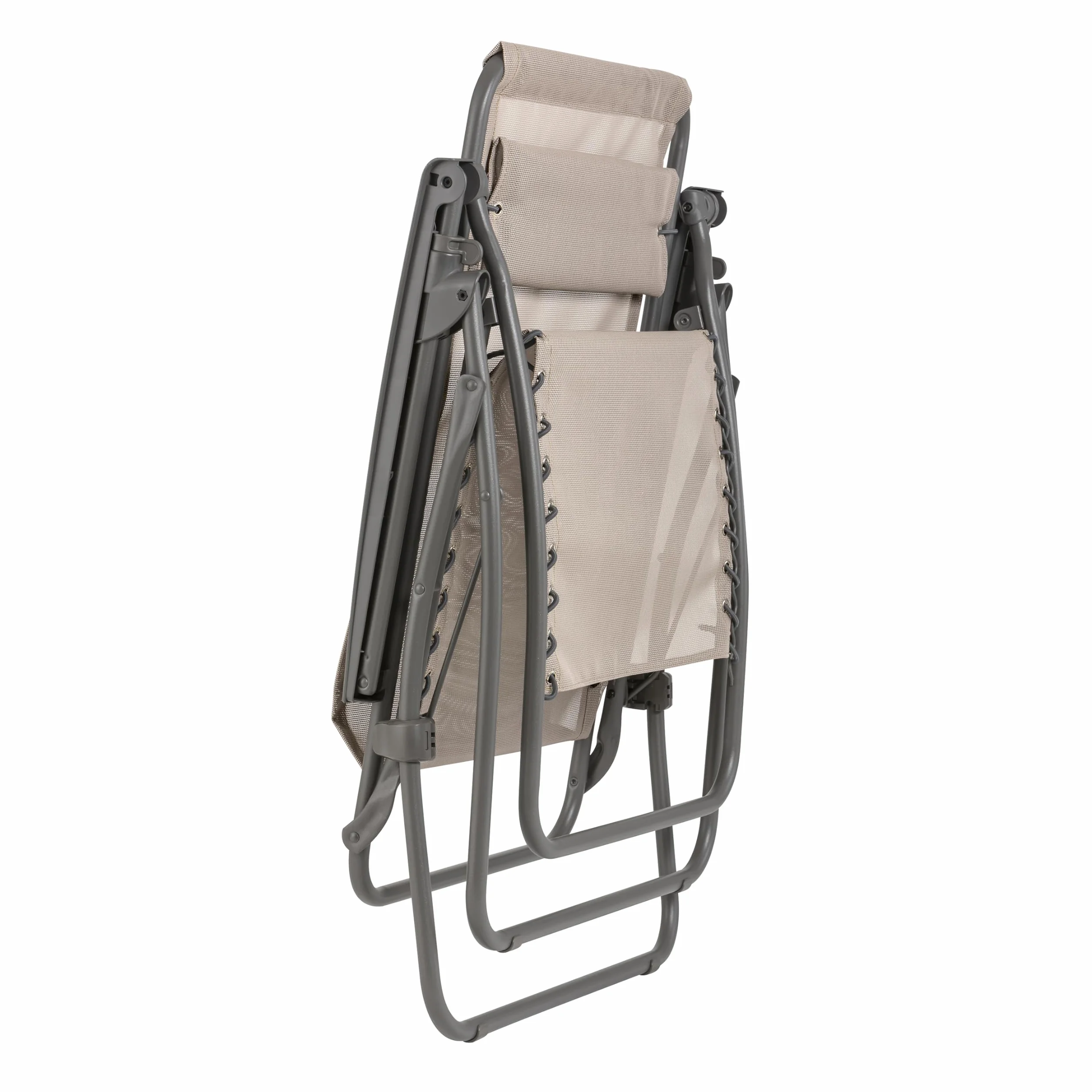 Lafuma Mobilier Rt2 Relax-Sedia a Sdraio reclinabile, Tessuto, Castagna, 114x68x87 cm