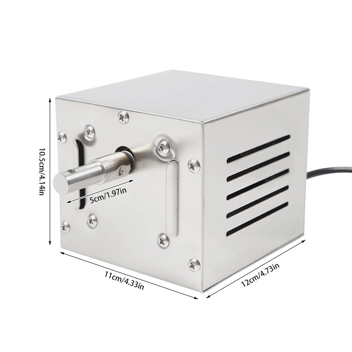 Barbecue a motore per barbecue e barbecue, in acciaio inox, 60 kg, 25 W