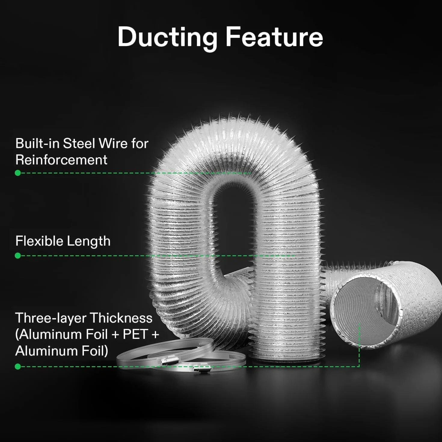 VIVOSUN Ventilatore Inline A Canale 200mm, Aspiratore 1223m³/h con Regolatore di Velocità, Filtro a Carbone Attivo 760cm, Misuratore di Temperatura-Umidità per Grow Tent, Serra e Serra