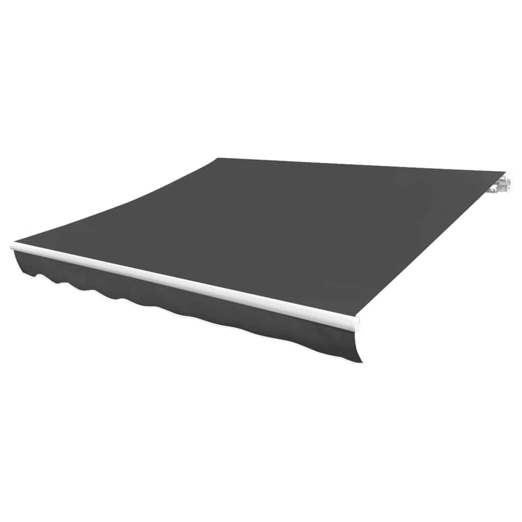 PURADAY Tendone Parasole in Tela Antracite 300x250 cm Tessuto Di Ricambio Per Tenda Da Sole Telo Parasole Per Tende Da Sole Tessuto Alternativo Di Alta Qualità (Telaio non Incluso)