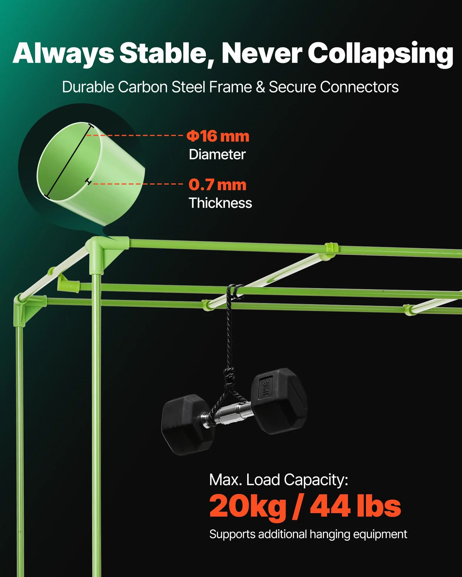 VEVOR Tenda da Coltivazione da Interno 150x150x200 cm, Tenda da Coltivazione per Piante da Interno, con Illuminazione LED a Spettro Completo, Sistema di Ventilazione, Mylar 600D Riflettente