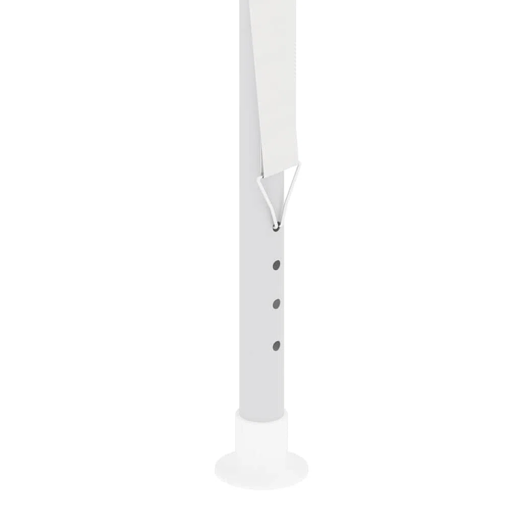 vidaXL Gazebo Professionale con Pareti Tenda per Feste Tendone Copertura Telo di Protezione Padiglione per Eventi 2x2 m Bianco 90 g/m²