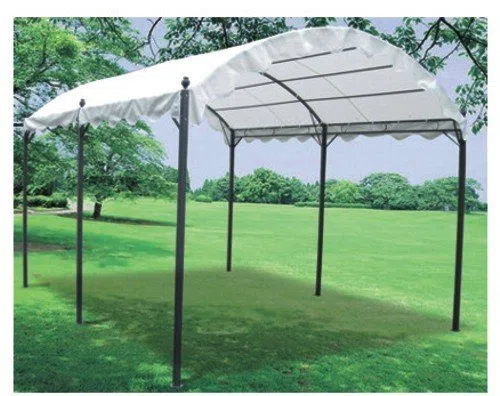 Papillon - Gazebo In Acciaio Verniciato Grigio Antracite 300X400 Cm Per Auto Aveiro