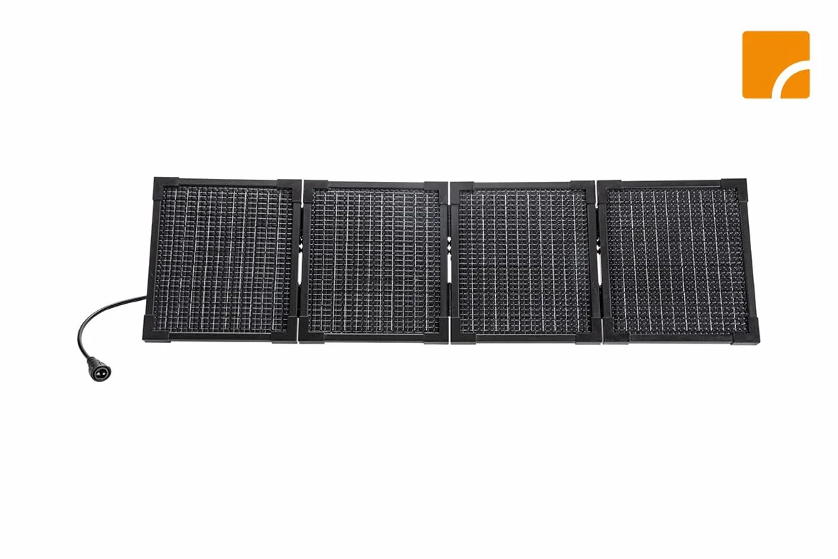 Steinbach Pompa di circolazione con pannello PV – 040613 – Potenza della pompa 3.000 l/h – Per piscine con una capacità d'acqua fino a 19.000 l – Con un pannello PV pieghevole da 30 Watt incluso