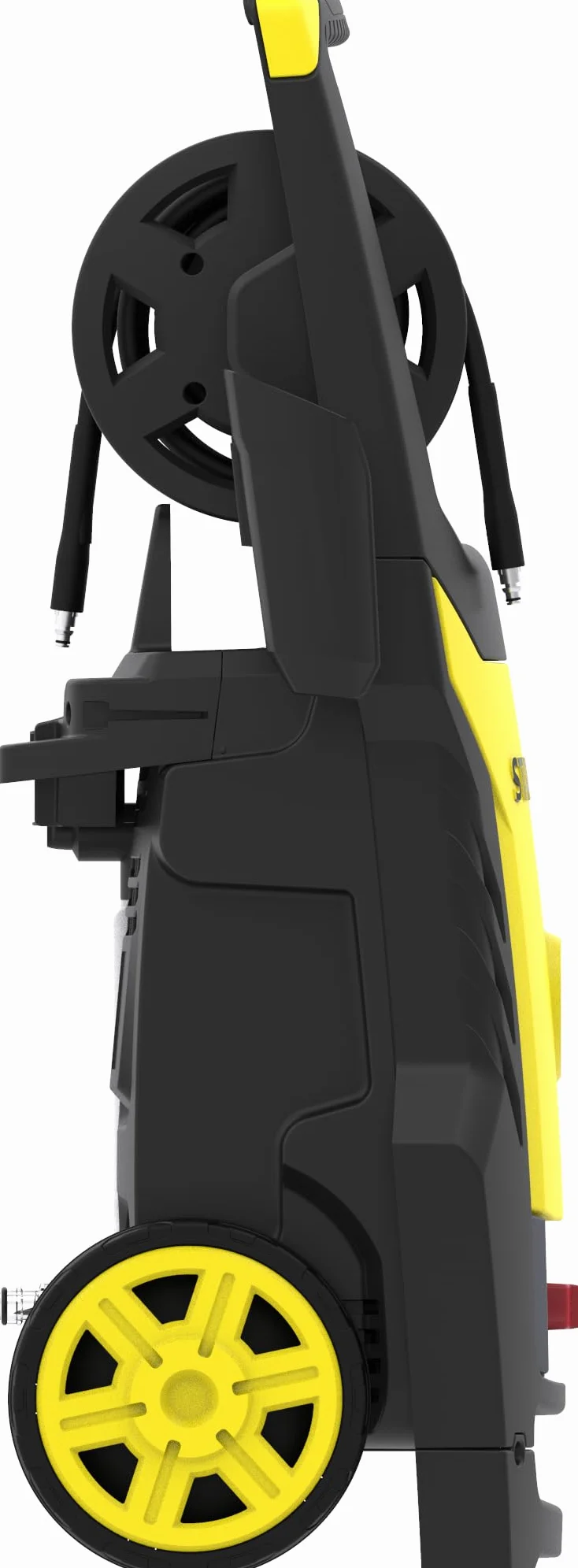 Stanley Idropulitrice SXPW19BX | ad Alta Pressione | per Auto ed Esterni Casa | con Lavapavimenti e Spazzola Fissa | Pressione max. 150 bar | Portata max. 440 l/h | Assorbimento 1900 W