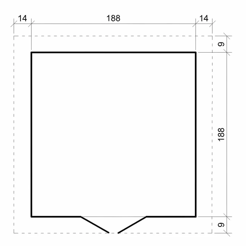 TIMBELA M343 Casetta da Giardino in Legno per Esterni - L216xL206xA218 cm/ 3.53 m2 - Piccola Casetta in Legno, Rimessa Attrezzi, Deposito Bici