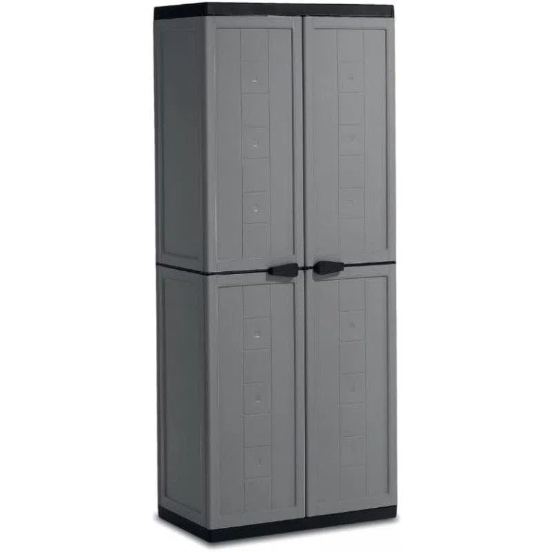 Keter Set Jolly Armadio Alto+ Basso Grigio
