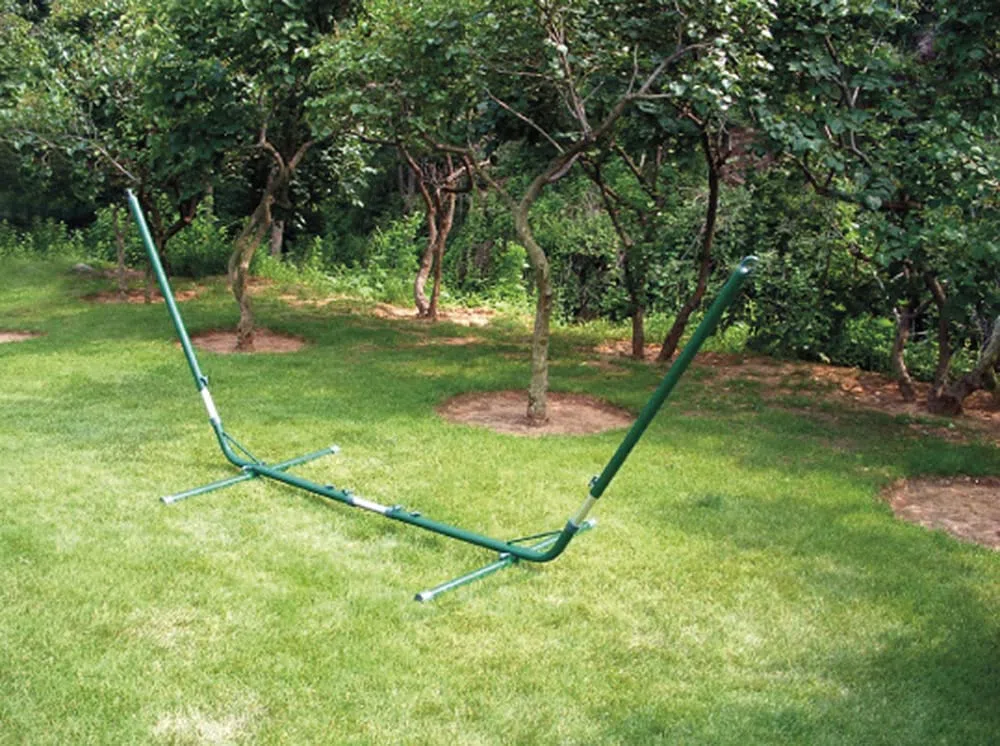 VERDELOOK Supporto Universale per Amaca con Struttura in Metallo, 300/390x100cm Altezza 110/140 cm
