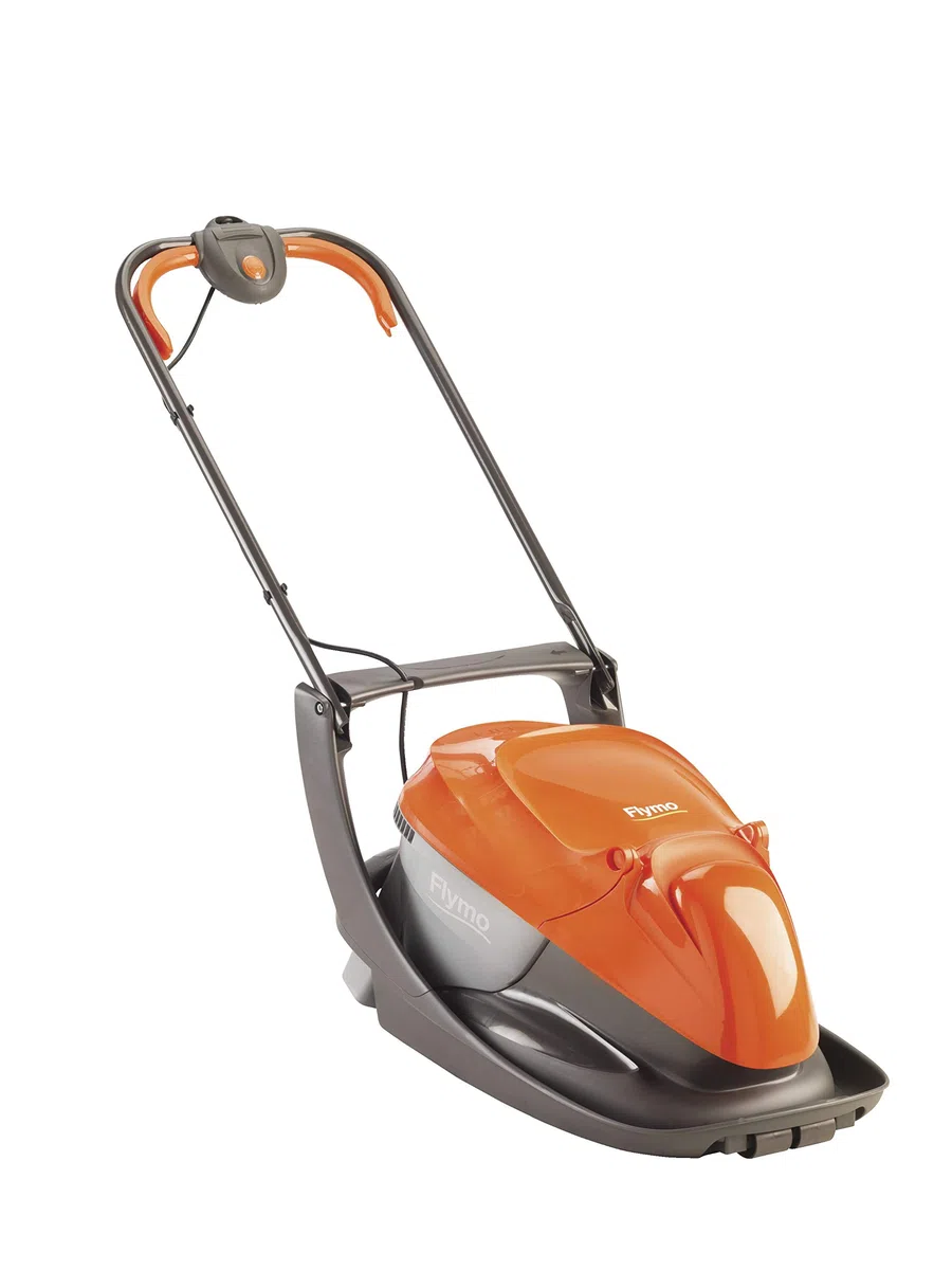 Flymo EasiGlide Tosaerba a cuscino d’aria, trinciaerba elettrico con contenitore raccoglierba, 9664523-01