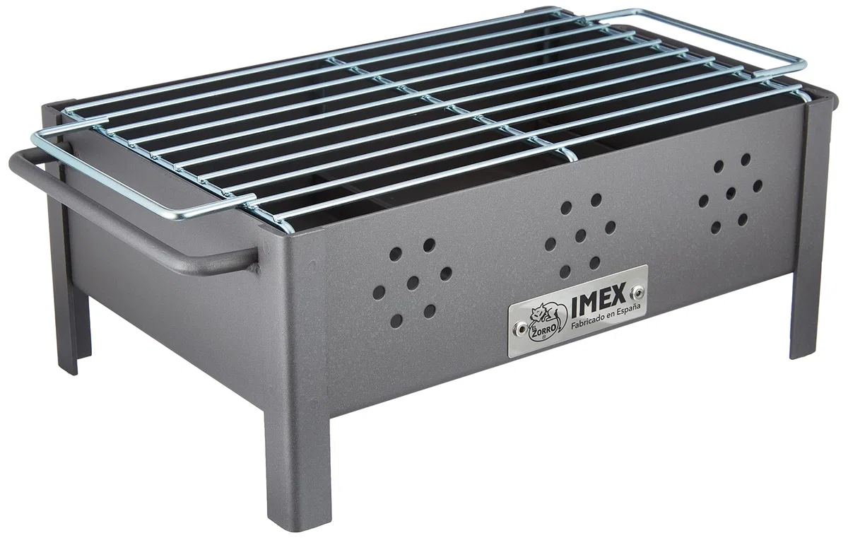 BARBACOA SOBREMESA PARRILLA CINCADA 31x21x14cm IMEX El Zorro