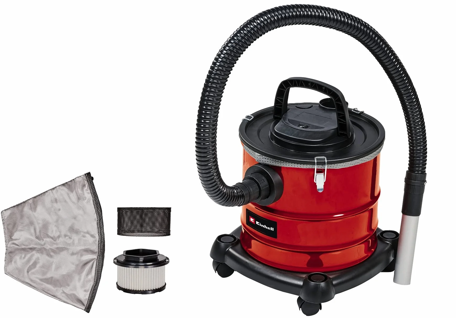 Einhell Aspiracenere TC-AV 1720 DW (1.250 watt, potenza aspirante 175 mbar, incl. prefiltro per polveri sottili, serbatoio di raccolta da 20 l, tubo di aspirazione e bocchetta in alluminio)