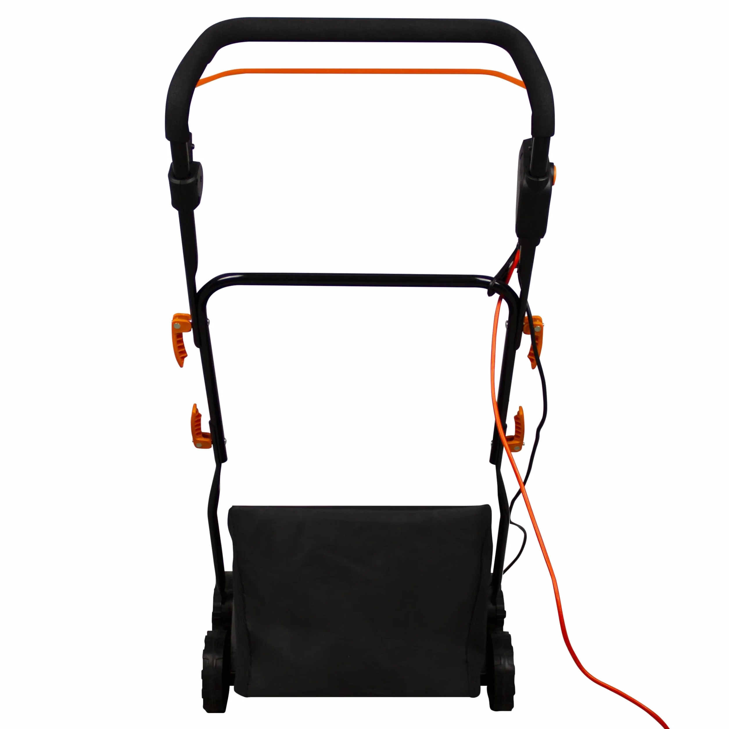 Aspiratore elettrico per erba artificiale Pulitore Spazzatrice di foglie e rami Autonomo con cavo da 12metri 50L sacco di raccolta 5 altezze regolabili 12,2 kg Leggero 3500RPM 1800W