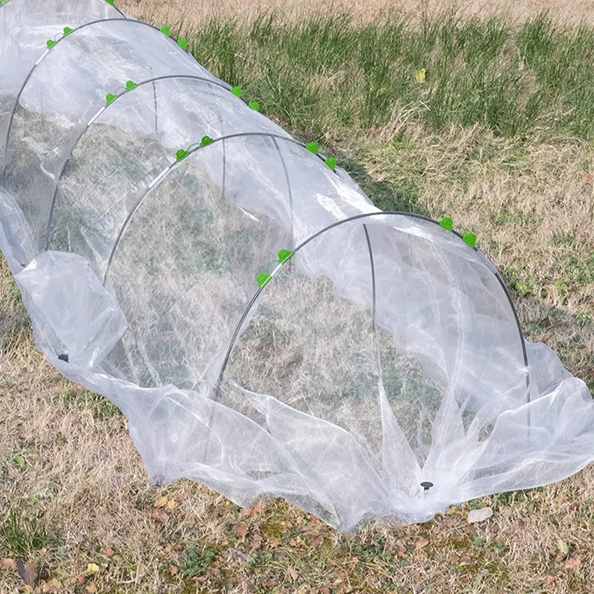 DAZZTIME Cerchi da Giardino per Serra,217 Pezzi Tunnel per Piante,Cerchi per Serra Tunnel Orto,con Guanti,Tunnel per Aiuole Rialzate,Pneumatici per Serra,per Tunnel da Giardino per Cortili.