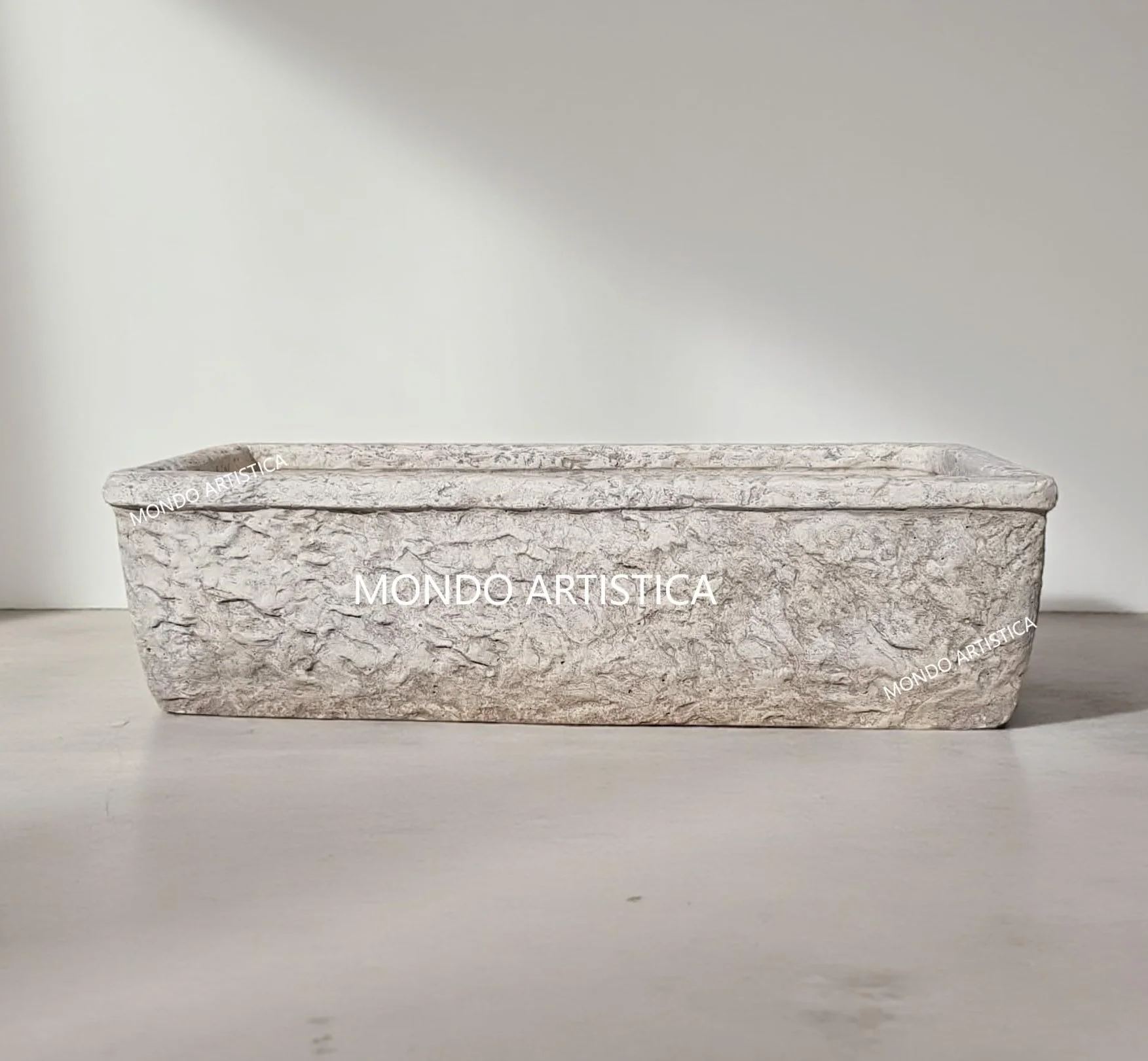 Lavandino Da Esterno per cucina da esterno, Lavabo Per Giardino, Pilozzo, Vasca Unica, Fontana, Altezza 22 cm, Larghezza 80x40 Cm, In Cemento Bianco E Graniglia Di Marmo, Grigio