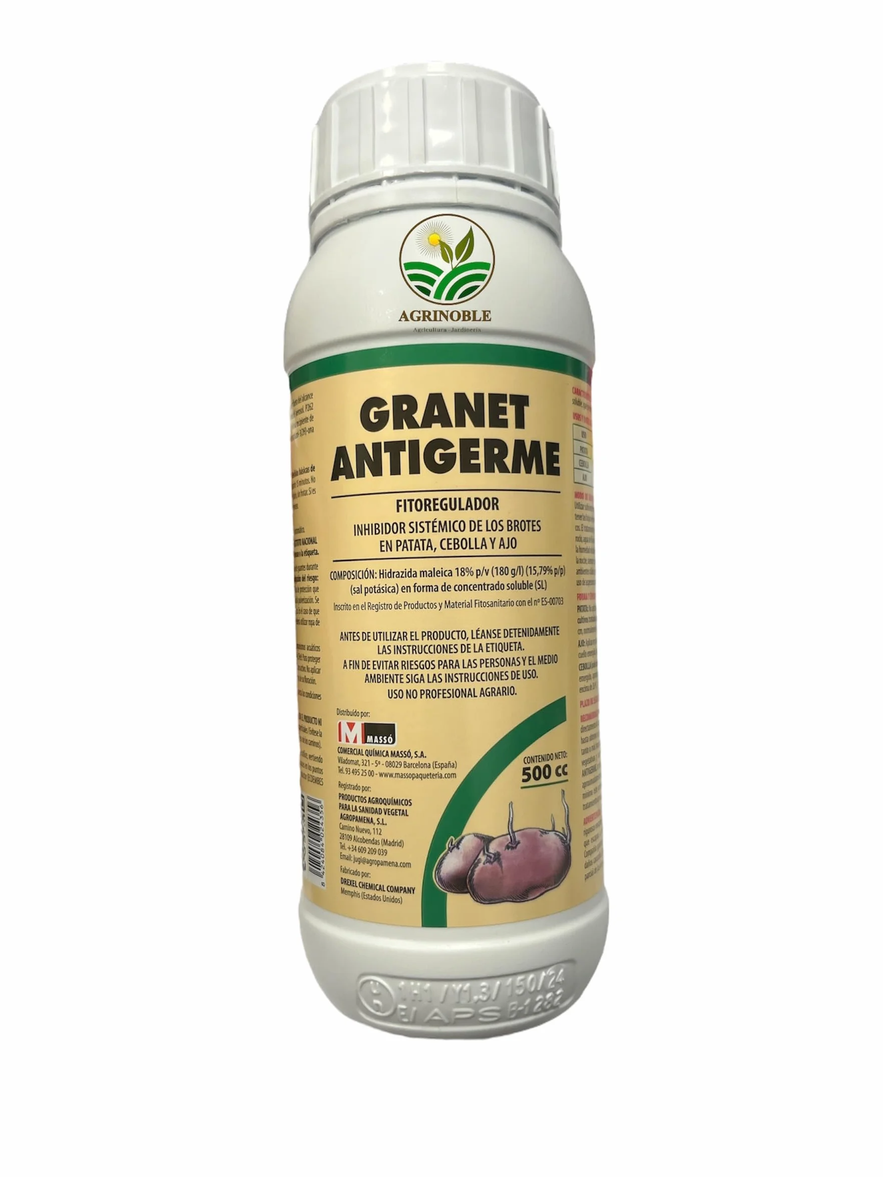 Antigerminativo fitoregulatore Per patate, aglio e cipolla 500 ml. Inibitore sistemico di germogli in patate, cipolle e aglio.