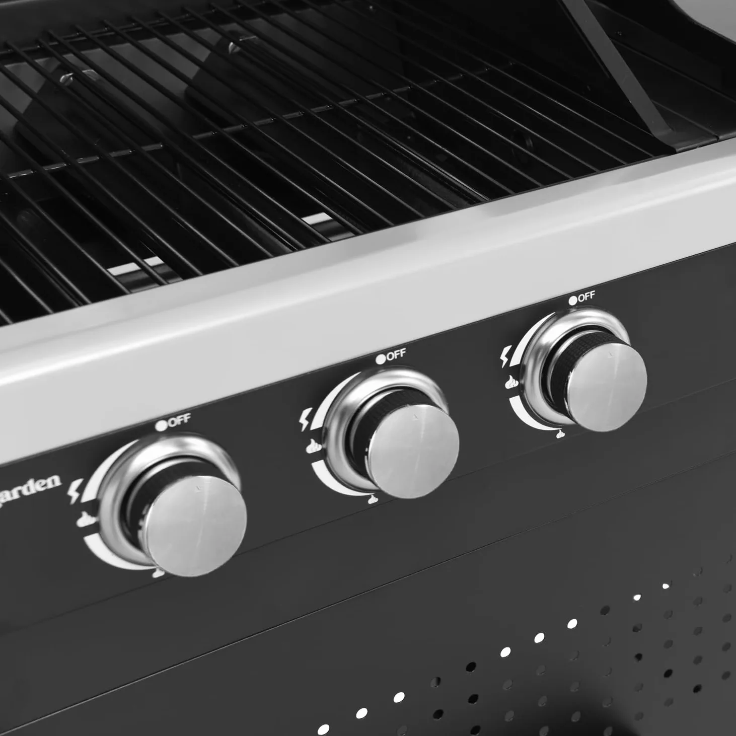 Barbecue duo a gas VESUVIO - 3 bruciatori + plancha 3 bruciatori - 18kW