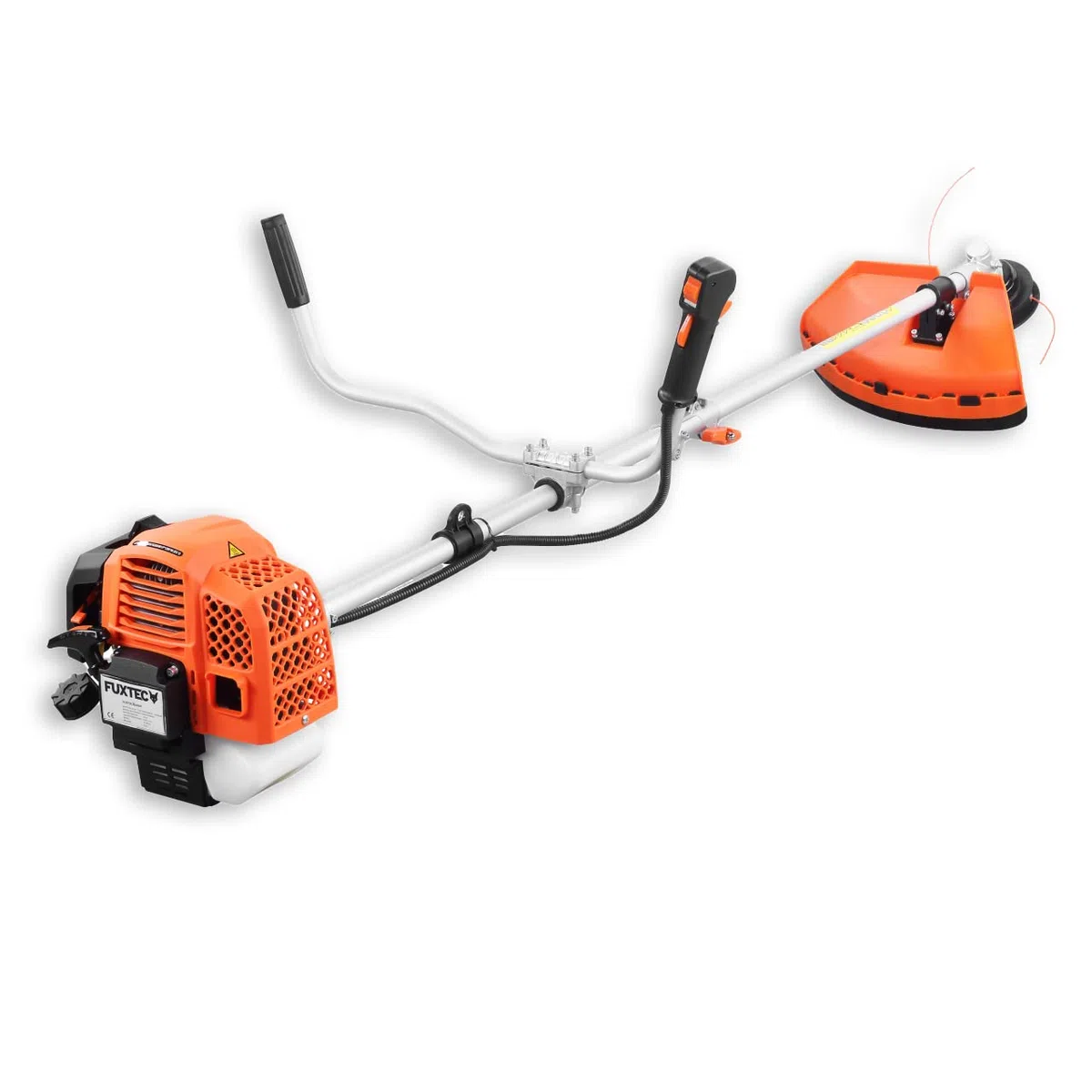 FUXTEC Decespugliatore a scoppio FX-MS162 - Motore 2 tempi 62cc - Testina a filo e lama in metallo - Impugnatura doppia ergonomica - Serbatoio 1L - Sistema antivibrazione - Tracolla inclusa