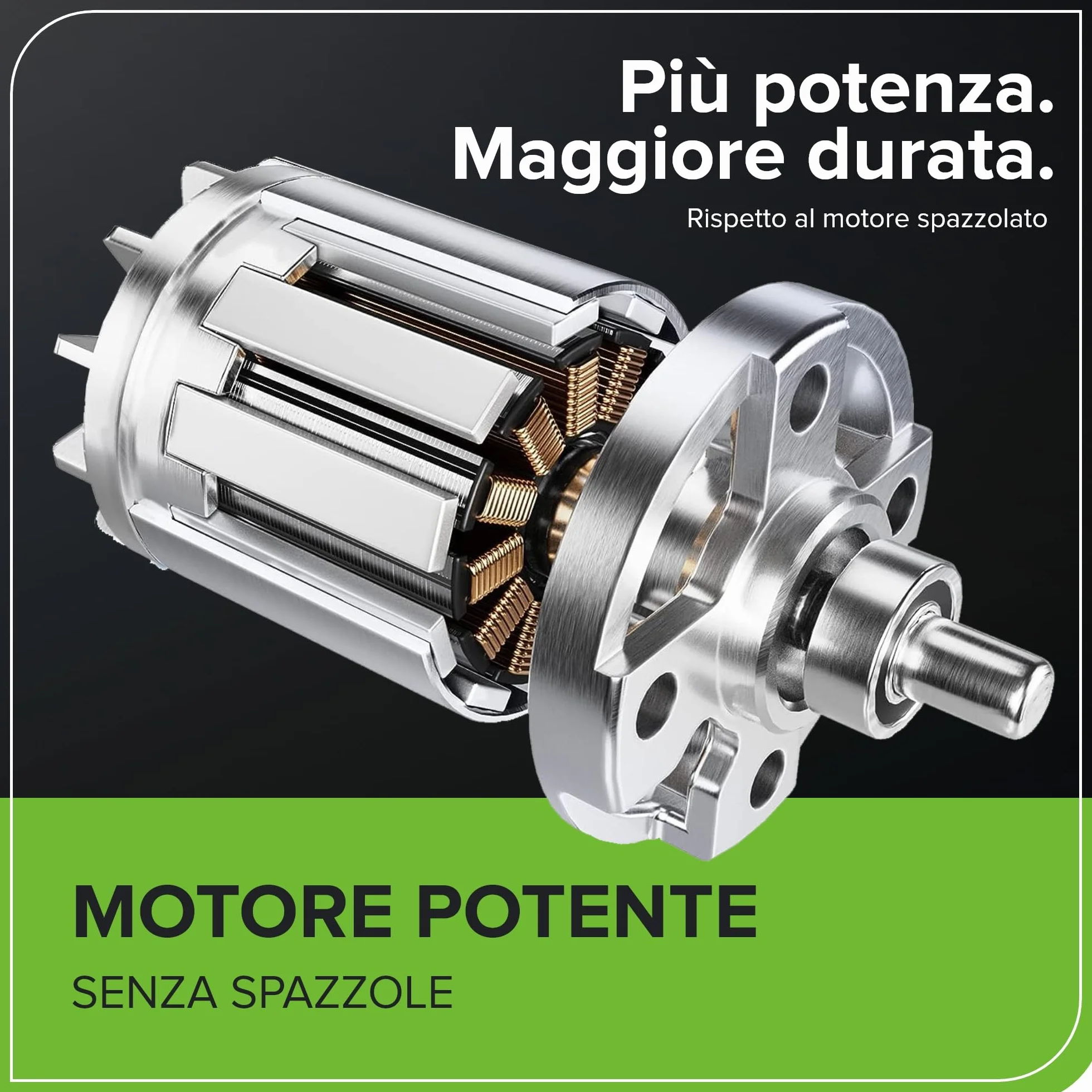 Greenworks Tools 48V(24V x 2）Soffiatore Assiale a Batteria, Ioni di Litio Velocità d'Aria 217 Km/h Potente Tubo Soffiatore Assiale Controllo di Velocità Elettronico Con Batteria e Caricatore GD24X2AB