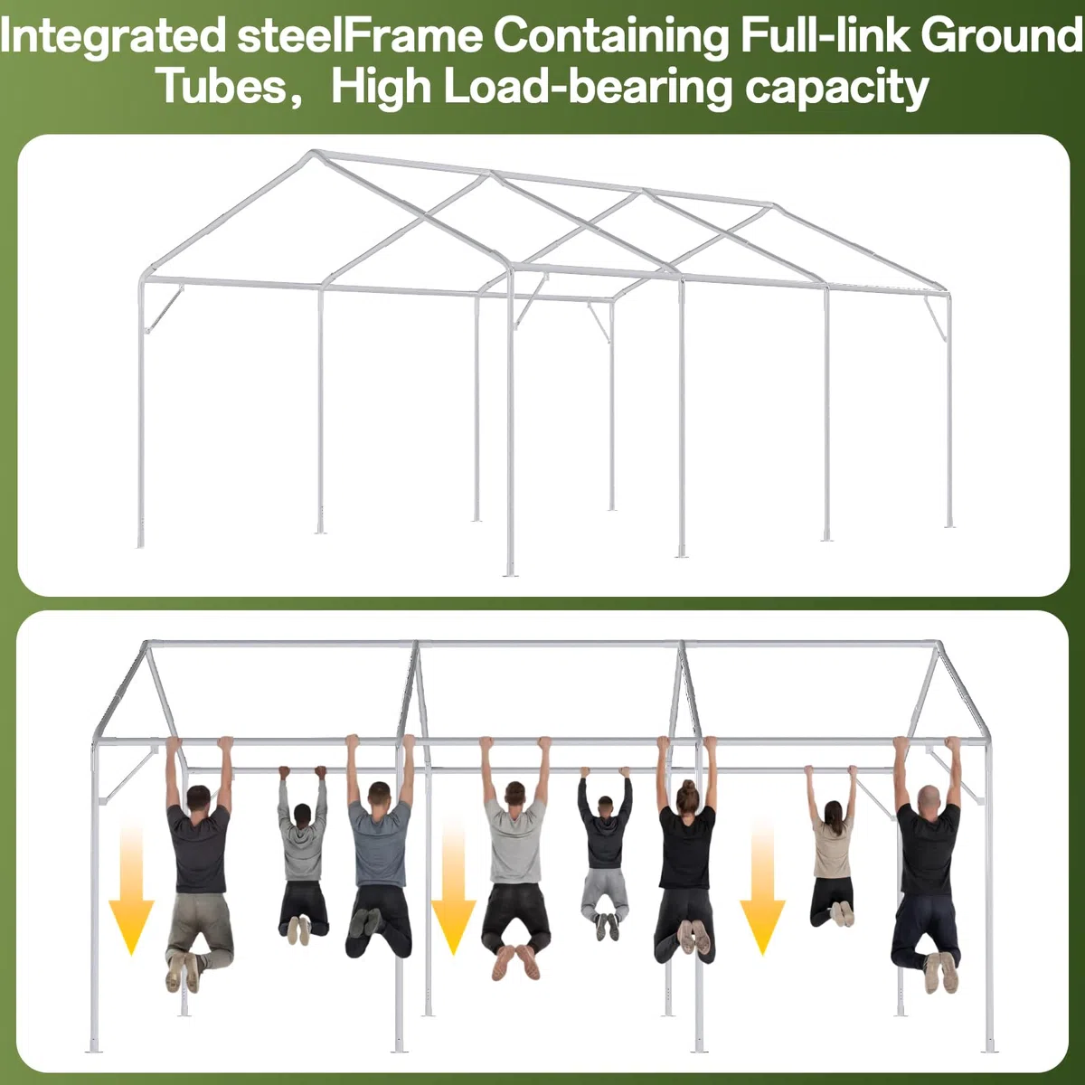 JUMMICO Gazebo Esterno Resistente UV 50+, Tendone per Feste 4x6, Gazebo da Giardino Impermeabilizzazione, Tendone da Esterno per Matrimoni, Feste, Raduni, Riunioni in Giardino, Bianco
