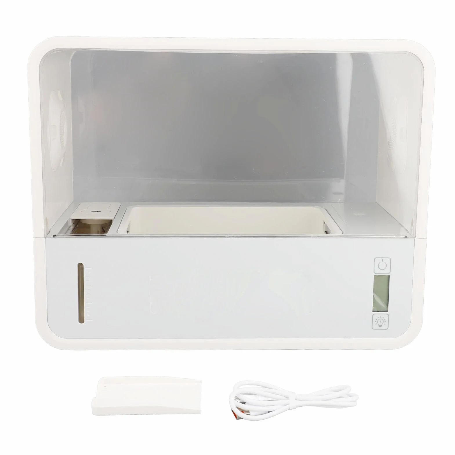 Pssopp Tenda per Coltivazione Funghi con Illuminazione LED Automatica, Box Trasparente per Coltivazione Indoor, di Visualizzazione Intelligente Senza Terreno