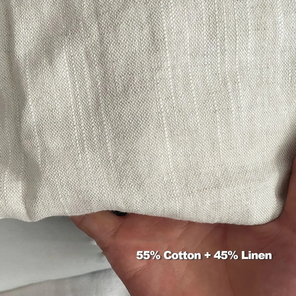 Cuscino per sedia Poang, moderno cuscino per poltrona con fodera sfoderabile, cuscino per poltrona multicolore, fodera per sedia in cotone e lino/poliestere,Beige