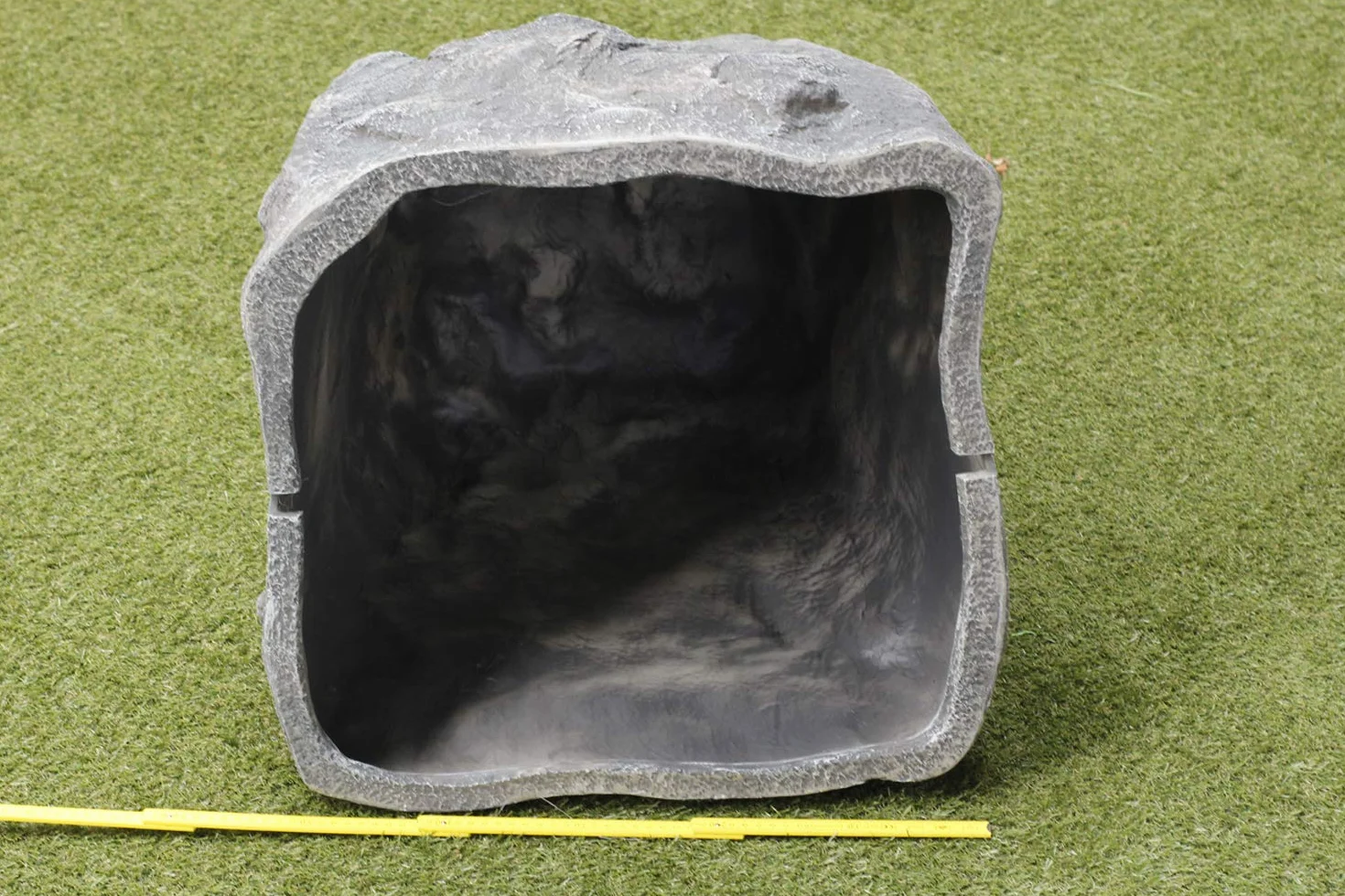 Arnusa - Falso sasso decorativo da giardino per nascondere gli utensili da giardino 60x50 cm Copertura