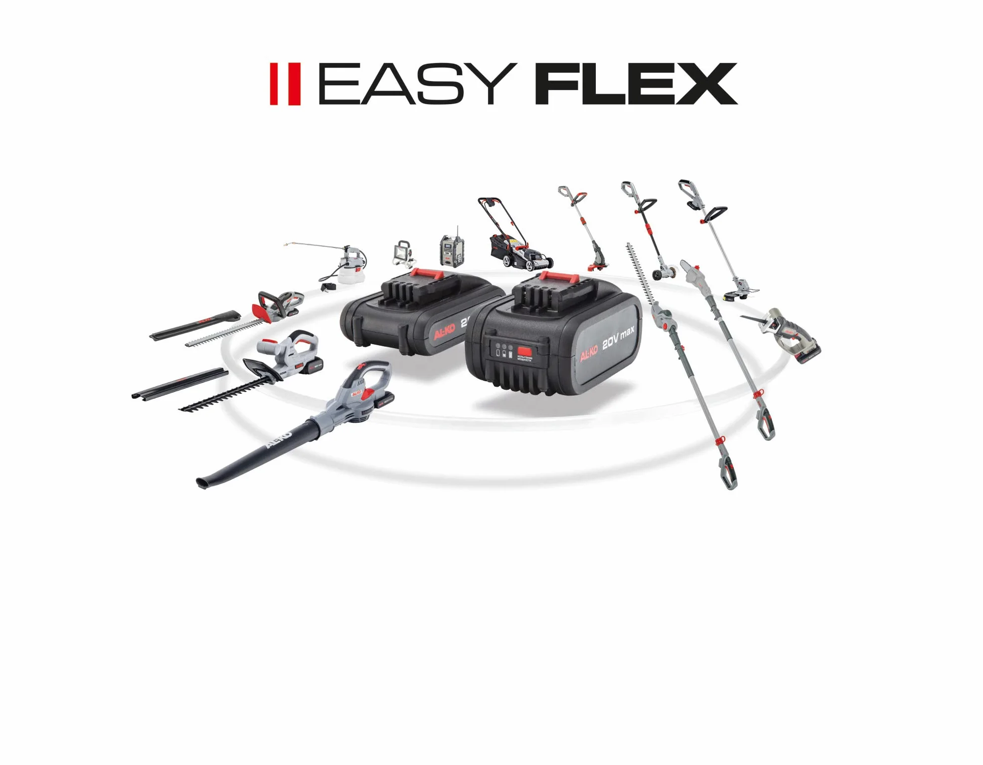 AL-KO - Tosaerba a batteria - 20V max. /2.5Ah, taglio 34 cm, alzo Centralizzato, scocca polipropilene. Batteria e caricabatteria inclusi. Ideale 200mq.
