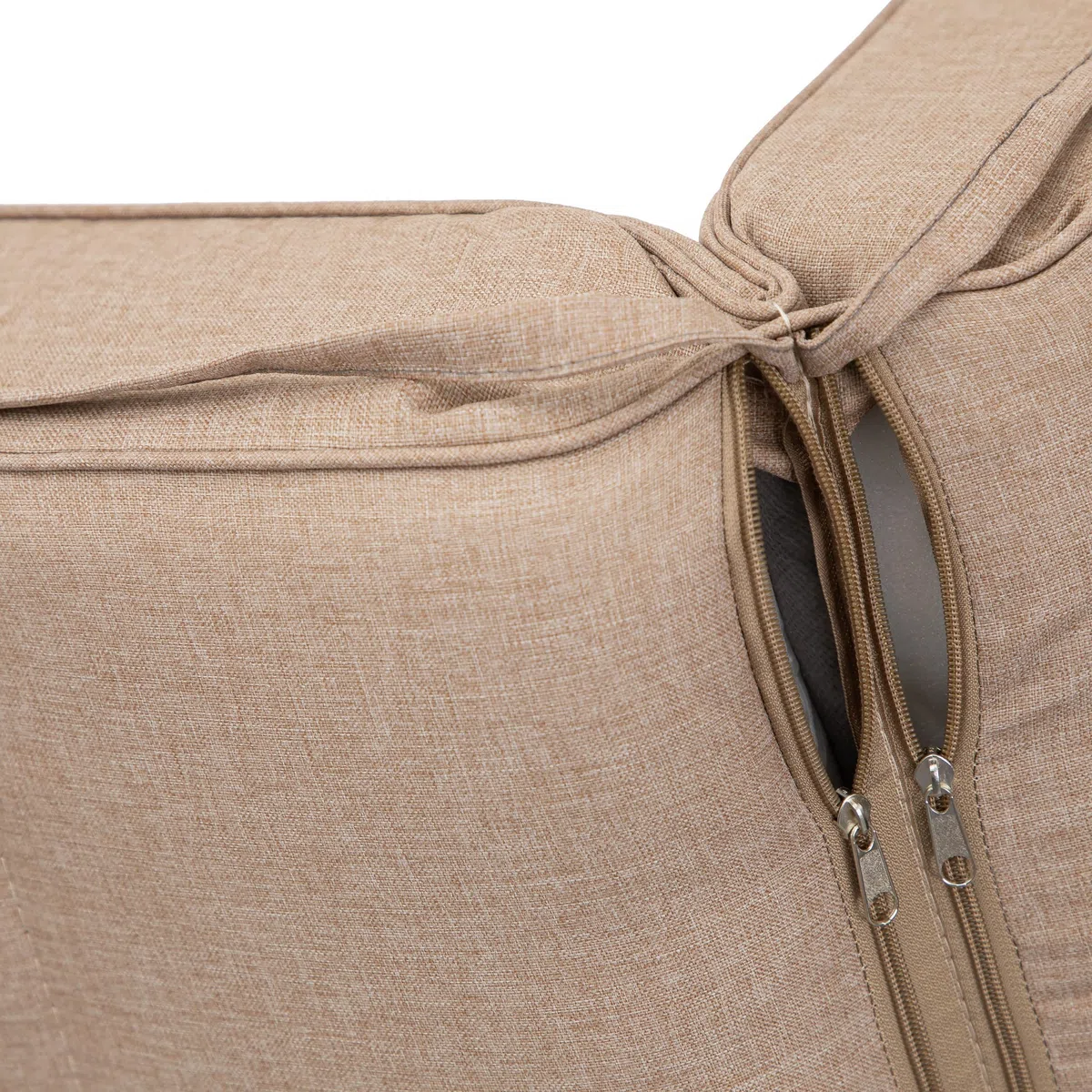 Cuscino per sedie o lettino, per esterni, 204 x 60 x 10 cm, beige