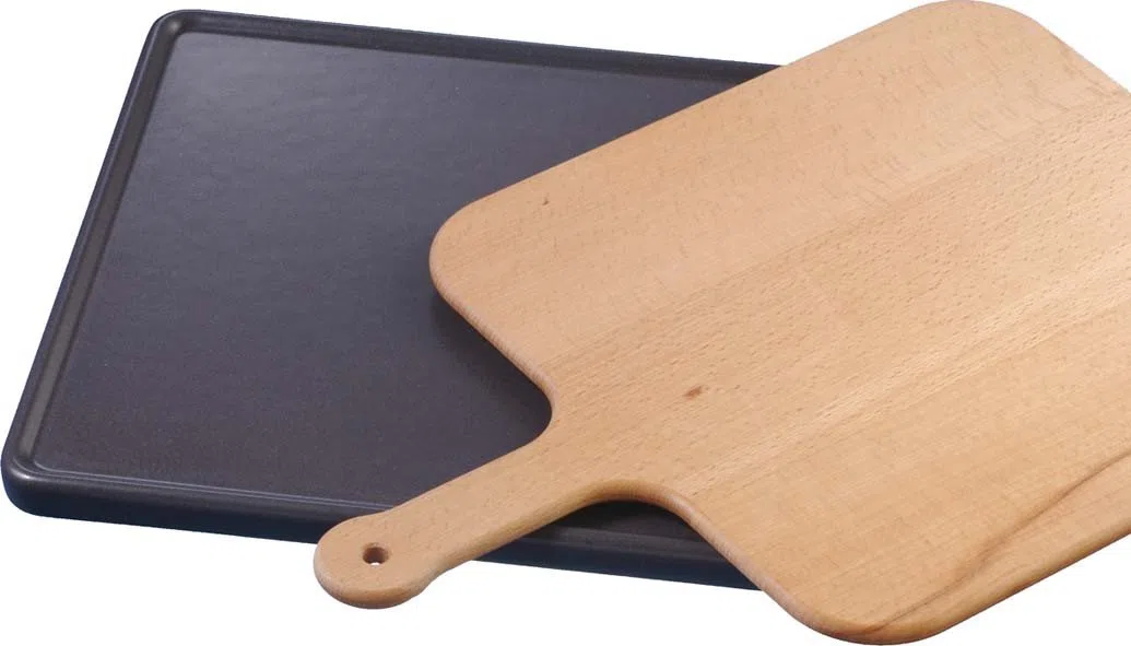 Bosch HEZ327000 - Piedra para hornear pizza con paleta, color negro