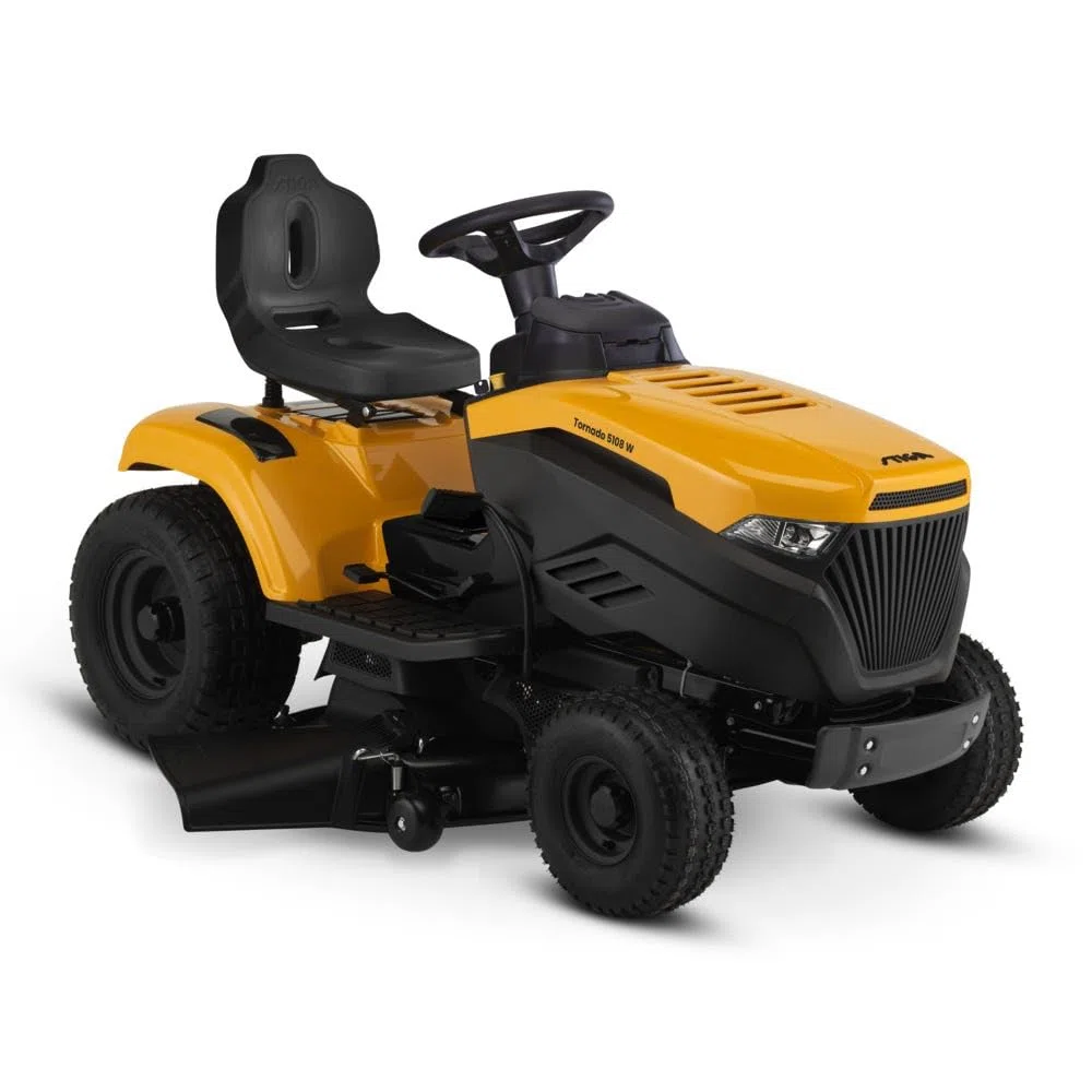 STIGA 5108 W Tornado Trattorino da Giardino, 586 cc, 108 cm – Scarico Laterale, Mulching – Prati fino a 6.500 m²