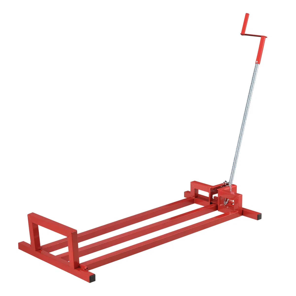 pro.tec Sollevatore per Trattorini Quad Tosaerba Fino a 400 kg Cric Meccanico in Acciaio per Manutenzione Pulizia Cavalletto per Perno Ruota fino a 98 cm