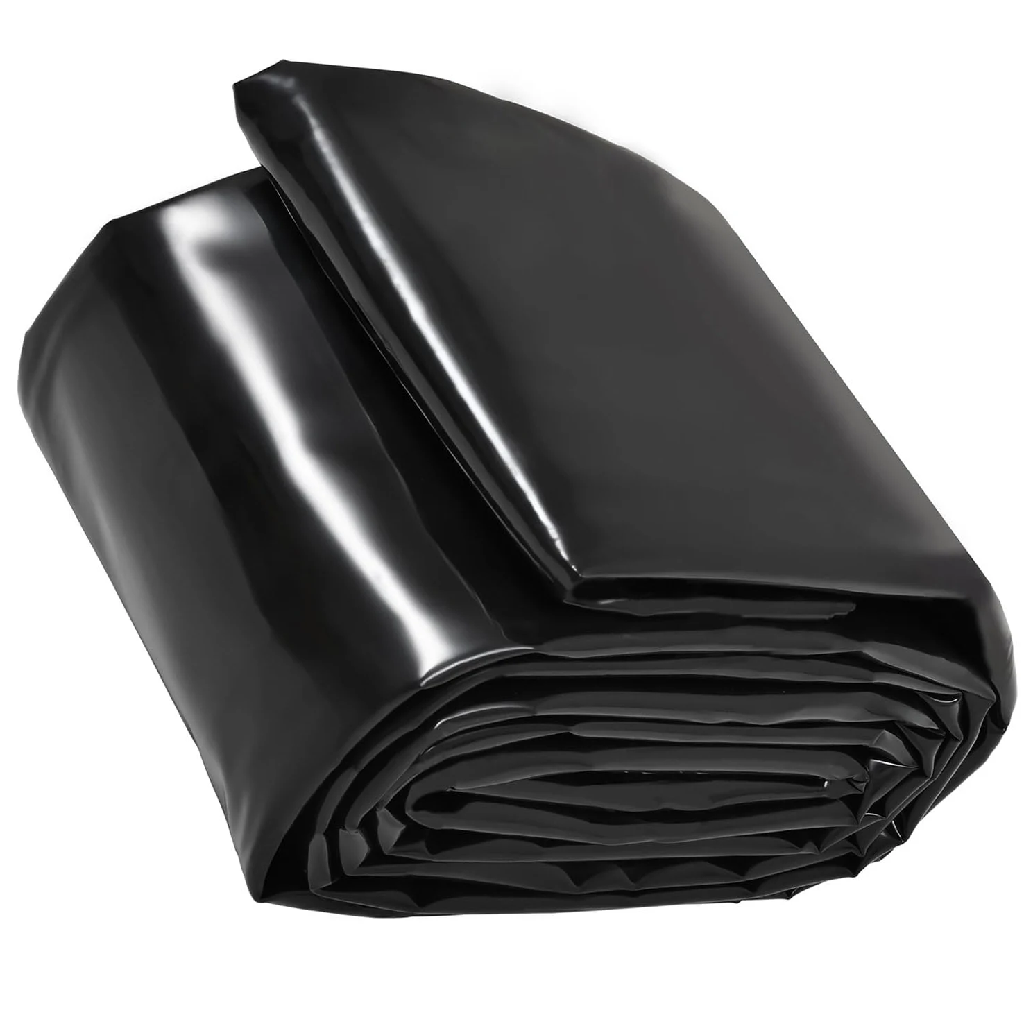 Telo per laghetto in HDPE Resistente 9x10 m (29,5 Piedi x 32,8 Piedi) Membrana Nera Flessibile per laghetti e laghetti da Giardino Rivestimento Impermeabile e Durevole Vari