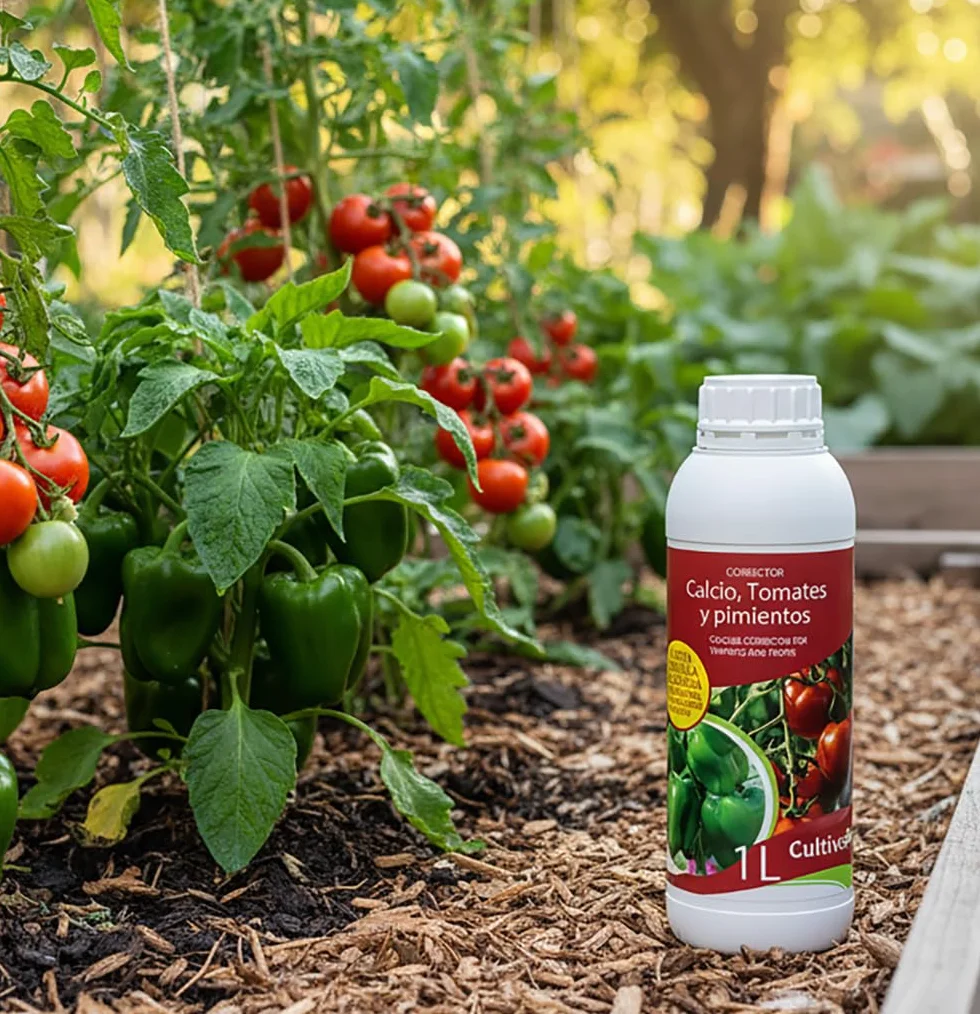 Cultivers CULTIVERS Calcium Pomodori e Peperoni Liquido 5 L Correttore di carenza di calcio per verdure. Il fertilizzante organico naturale rafforza la resistenza alle malattie