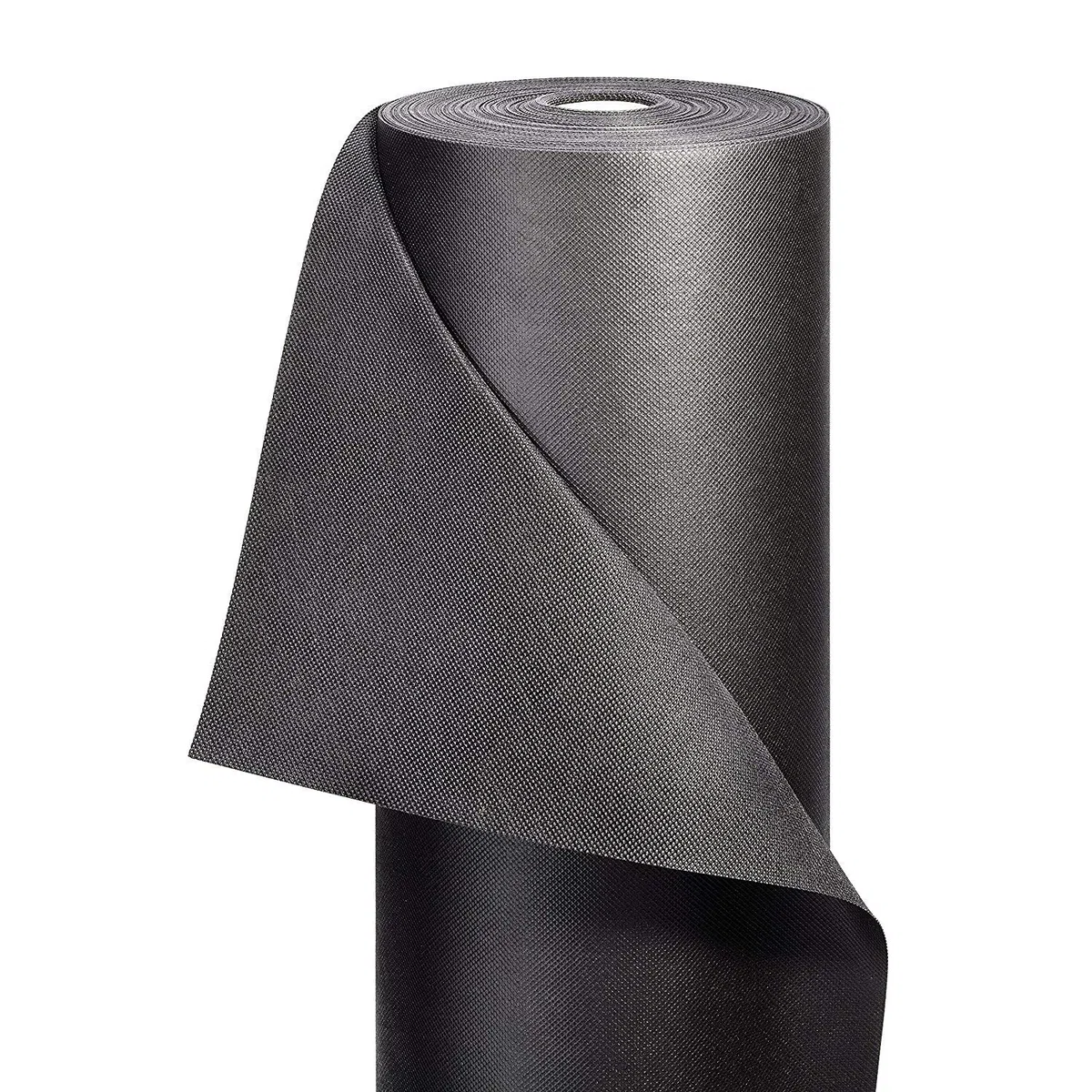 Tela Anti-Erba, 150 g/m², Nero, 25 m², 50 m², 75 m², Tessuto Non Tessuto antistrappo 50 m (50 m2), Nero