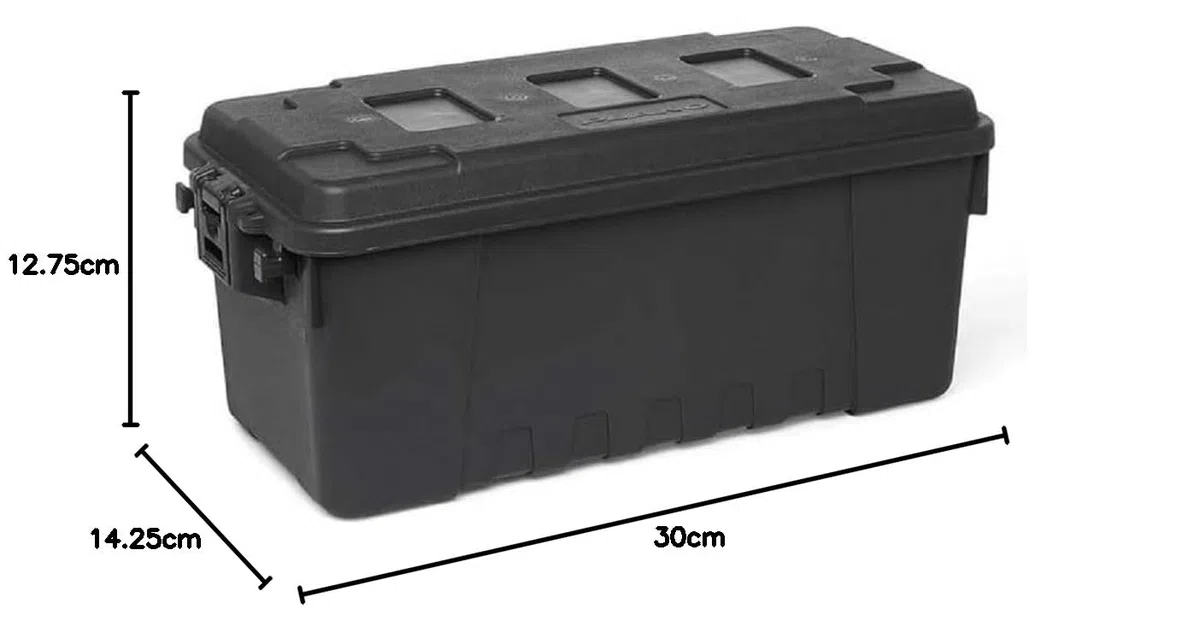 Plano Sportivo Trunk Medio - Duro Storage per Esterno, Esercito, Garage e Attrezzi