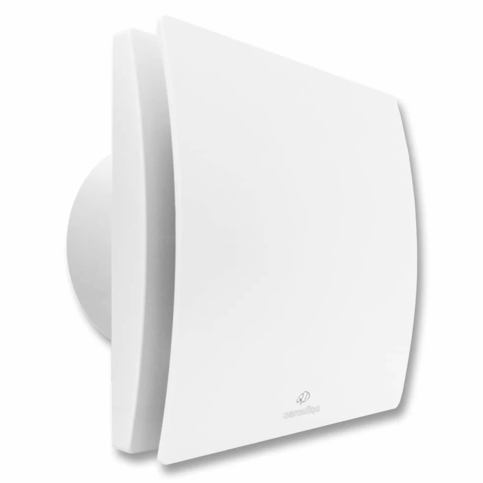 QD120HTBB di Aerauliqa - Aspiratore assiale diam.119mm - 14W - 140m3/h - cod. 003143 - con controllo di umidità e timer
