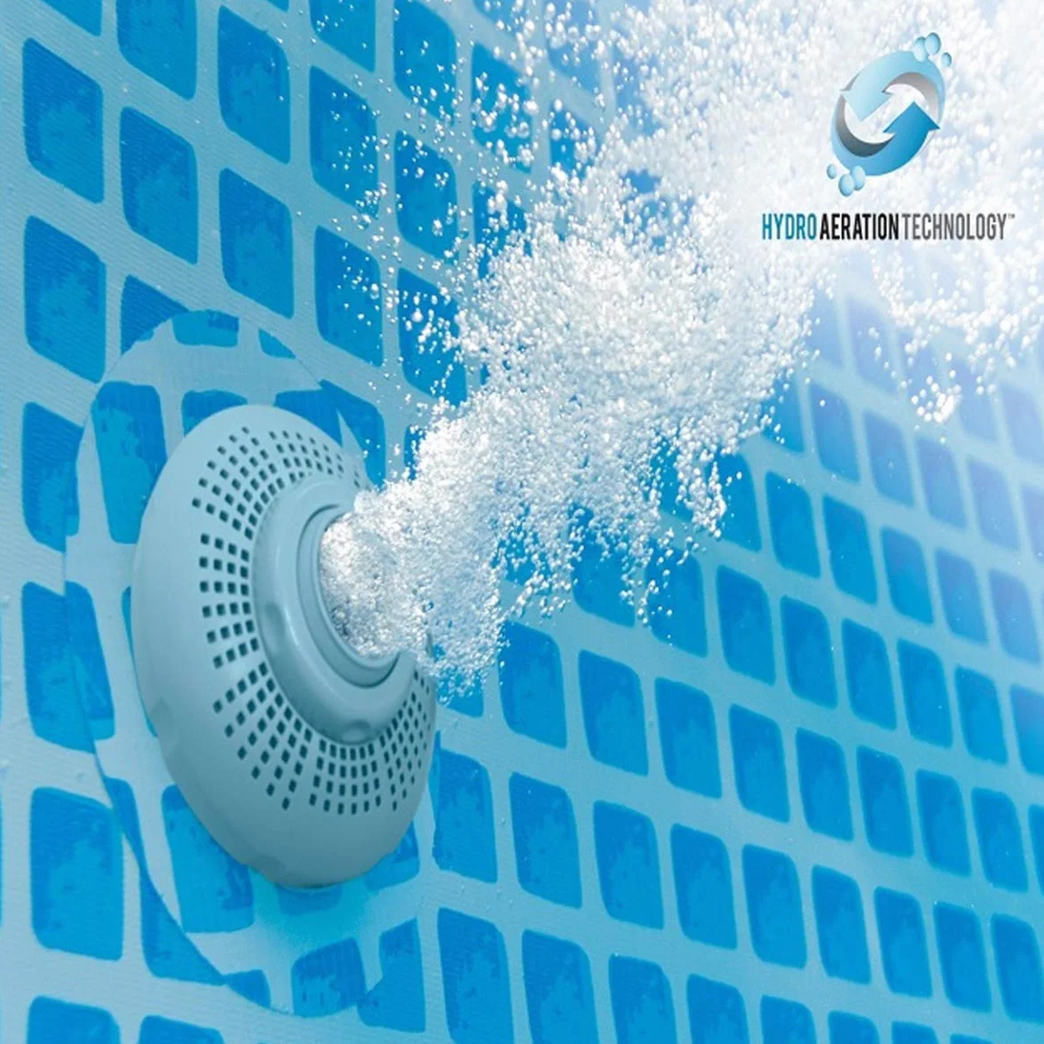 Intex 28638 – Pompa Filtro a Cartuccia Krystal Clear, Flusso d'Acqua 3785 L/h, Flusso di Sistema 2687 L/h, per Piscine Easy Set da 457 cm, Frame da 427-457 cm, Rettangolare da 488x244 cm, Plastica