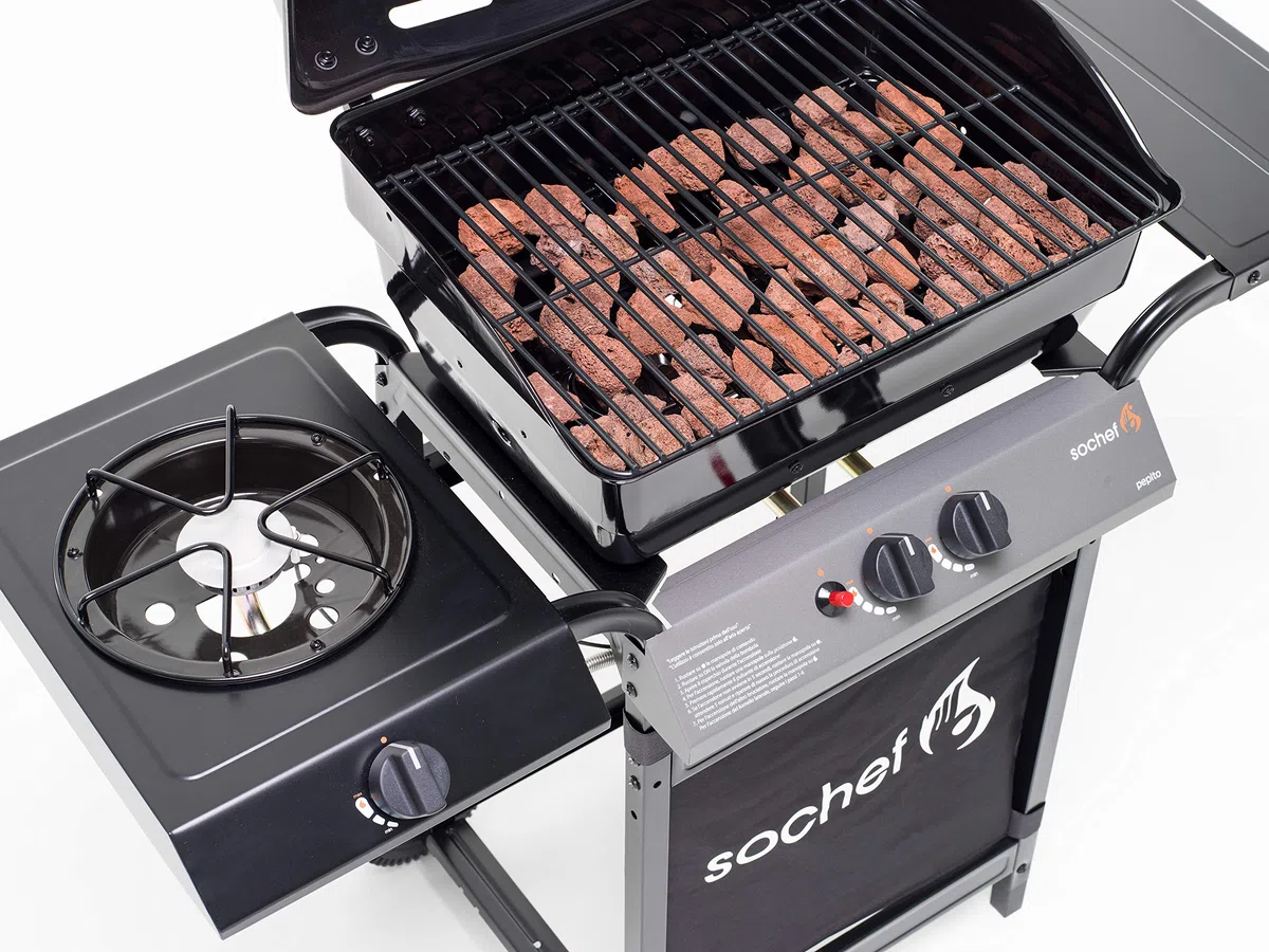 Sochef Piùpepito Barbecue a Gas, Nero