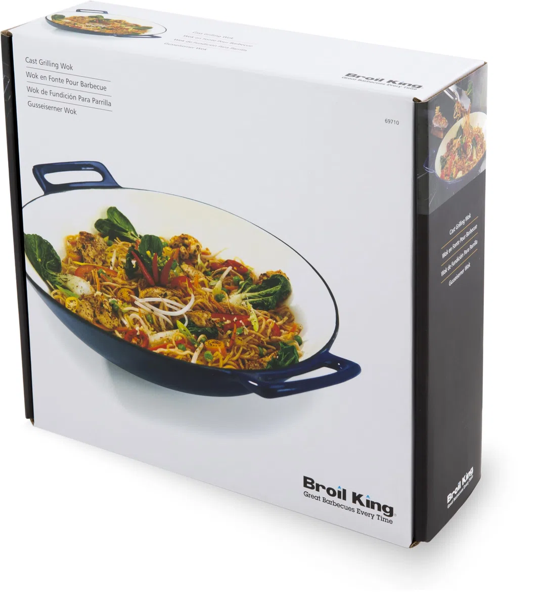 Broil King Grill per Barbecue/Grill, Wok in Porcellana Smaltata, Acciaio Inox, 5 x 5 x 5 cm, 69710